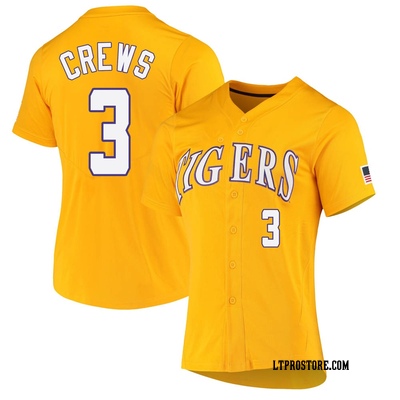 Trending] New Dylan Crews Jersey LSU Tigers Gold 2023 WSC