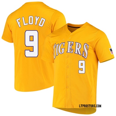 Sparkle Slugger TIGERS Pinstripe Jersey Tee- LSU – Sparkle City Co